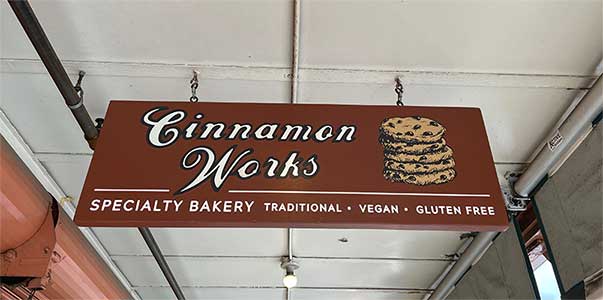 Cinnamon Works Specialty Bakery Traditional Vegan Gluten Free