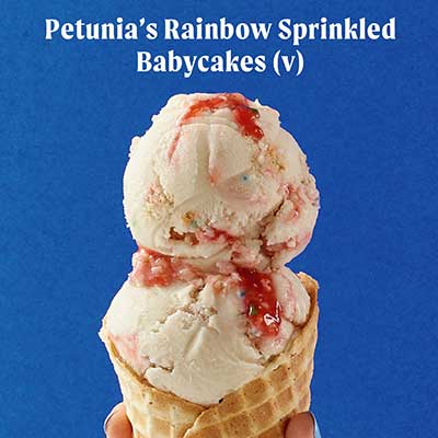 Salt & Straw Petunia's Rainbow Sprinkled Babycakes