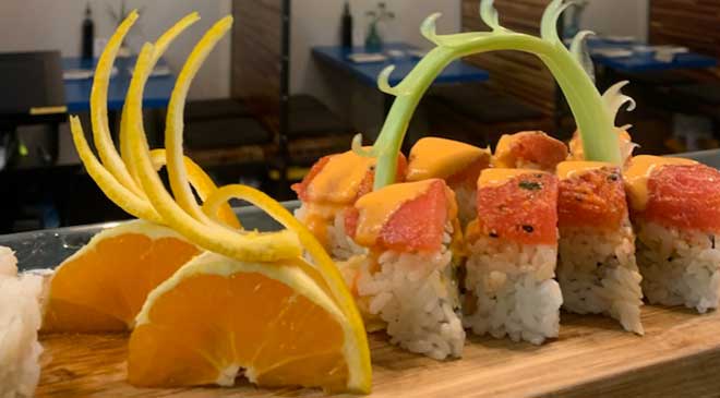 Sushi Samurai Sushi with Oranges